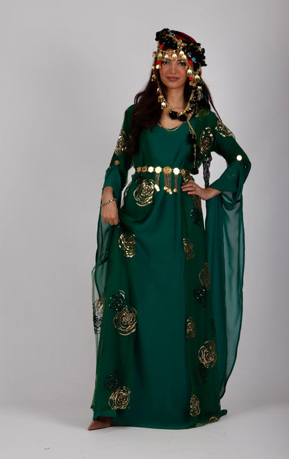 Nishtman GreenKewsan textile and more Kurdish women, Kurdish clothes, Kurdische kleider