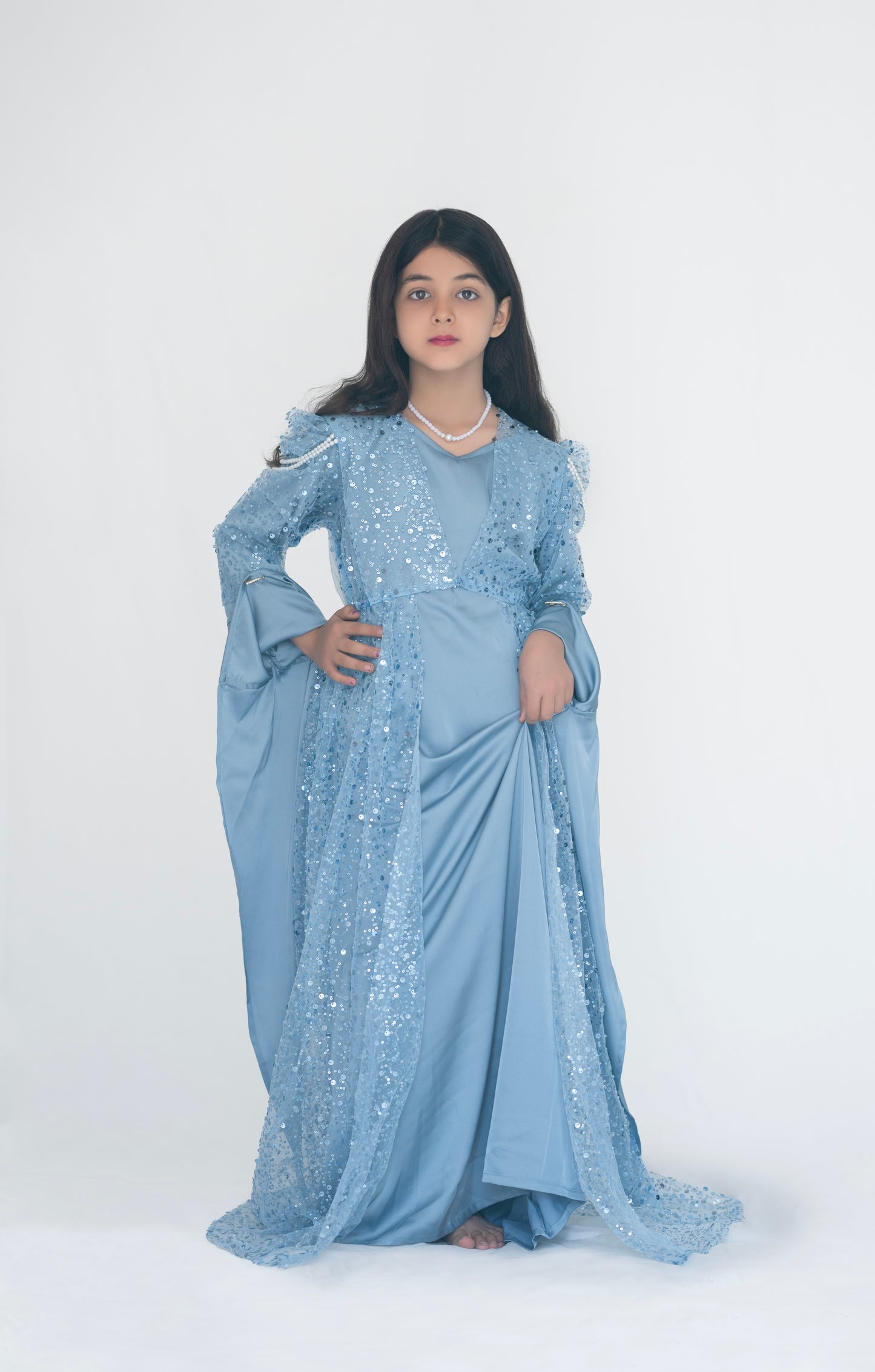Kurdish Blue Princes With Pearls 1-11 years