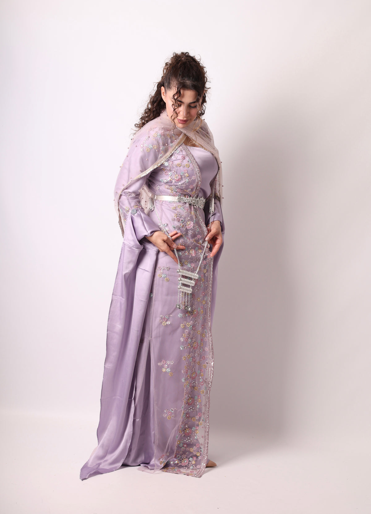 Soma Kurdish Dress Lavender with DASMAL