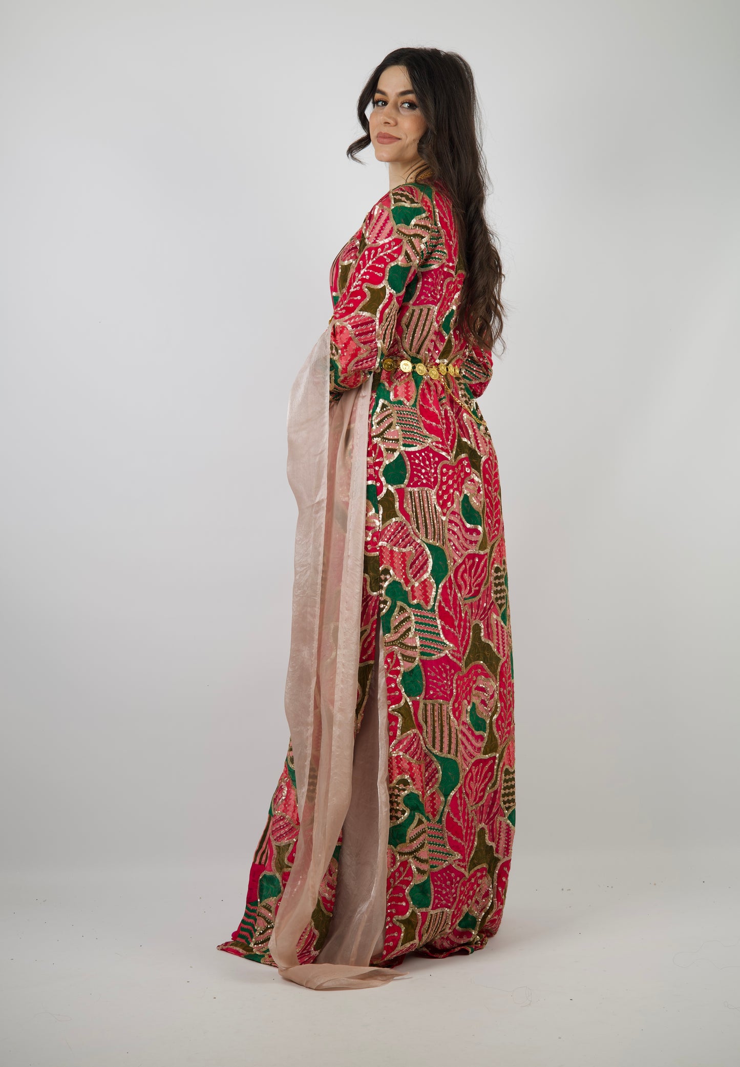 Peraw Kurdish Dress Pink