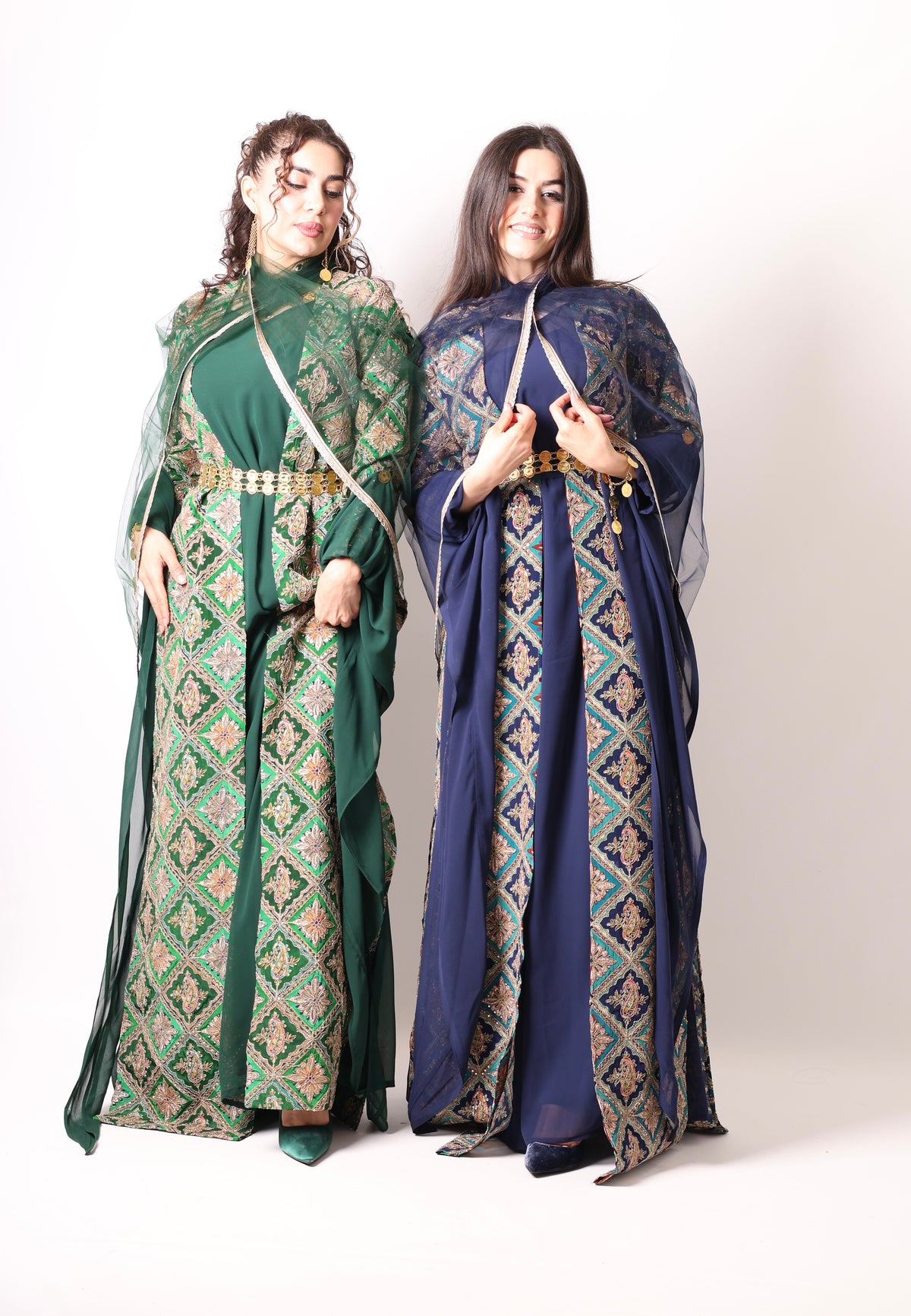 Monire  Dark Green 4  items including Dasmal with  Dark green