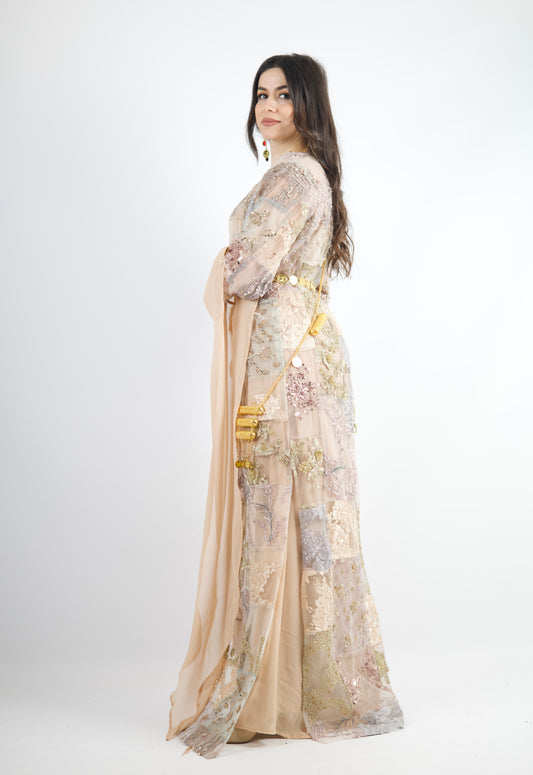 Marjan Exclusive Kurdish Eco Set  Handcrafted • Sustainable • Meaningful  3 items and includes Belt and Arm pins as gift (kopia)