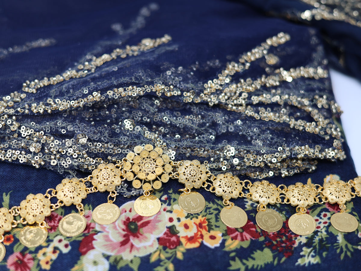 Mukeryani Newroz Navy Blue