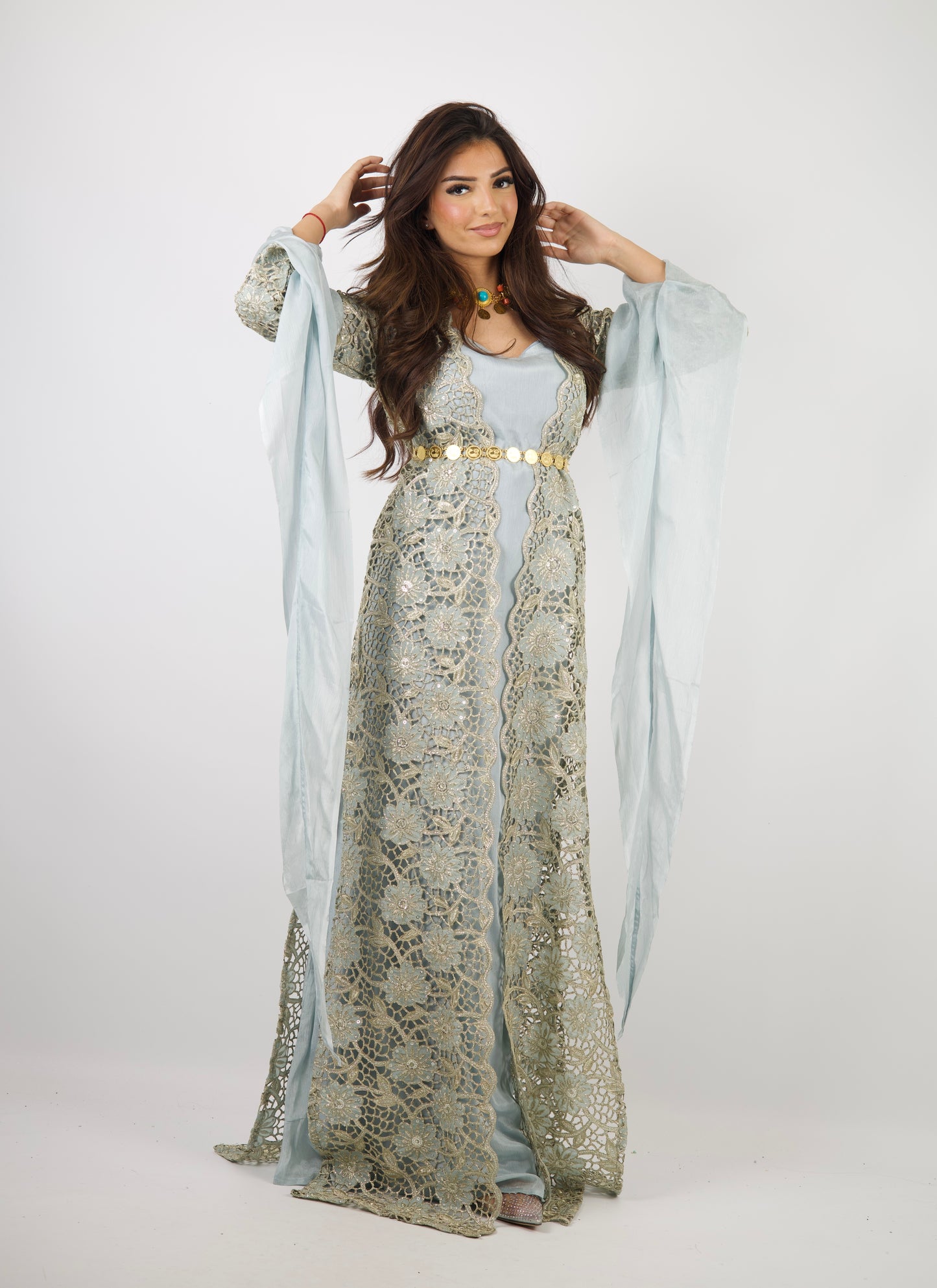 Dicle Kurdish Dress – Luxury Cutwork Collection