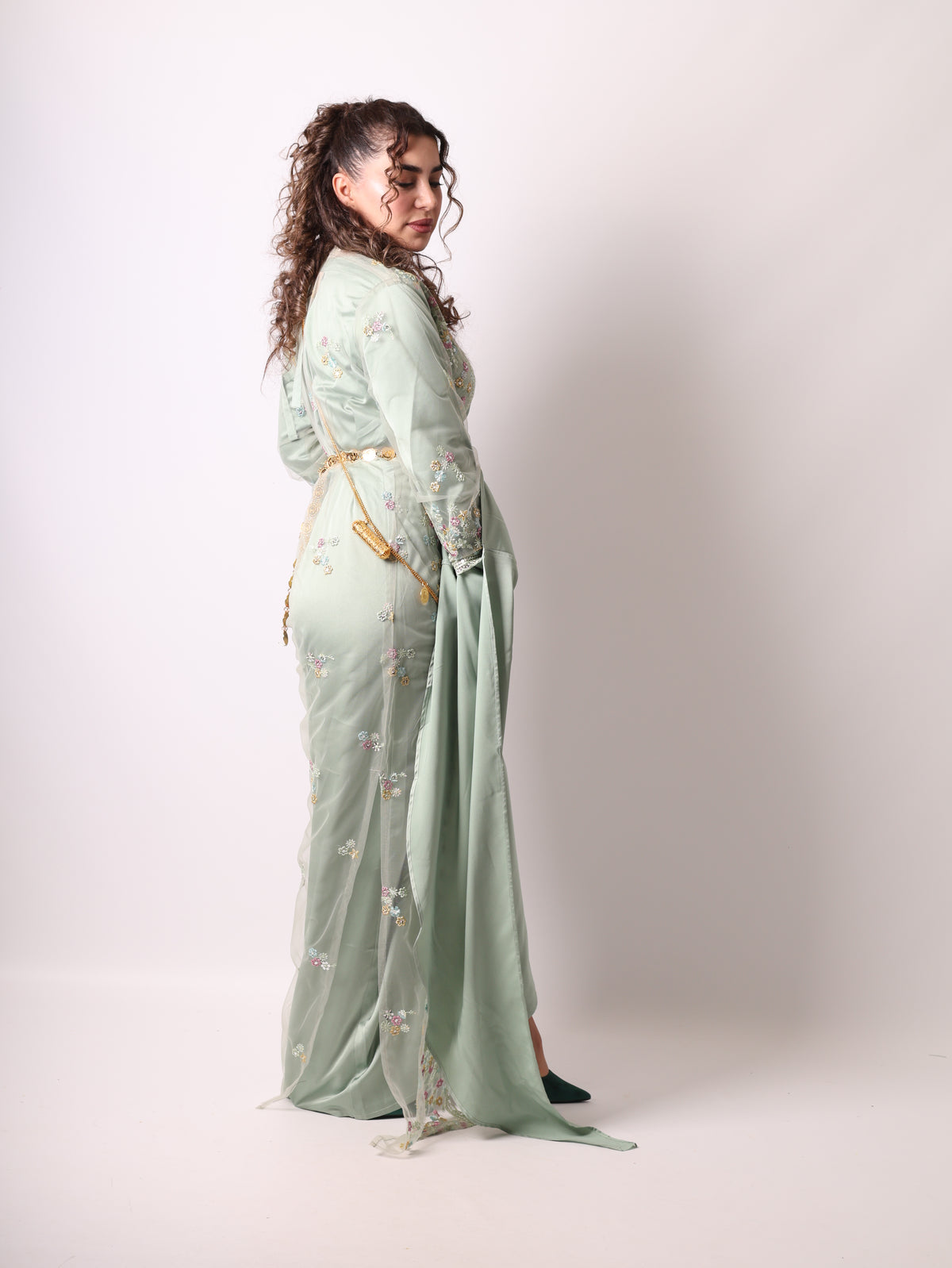 Soma Kurdish Dress Light Green
