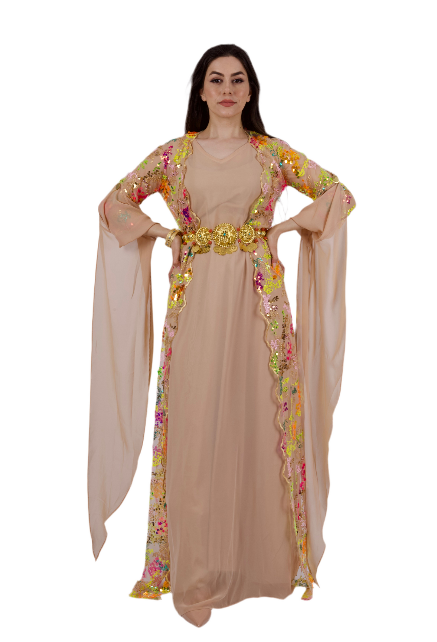 Gulan Deep Beige Kurdish Clothes