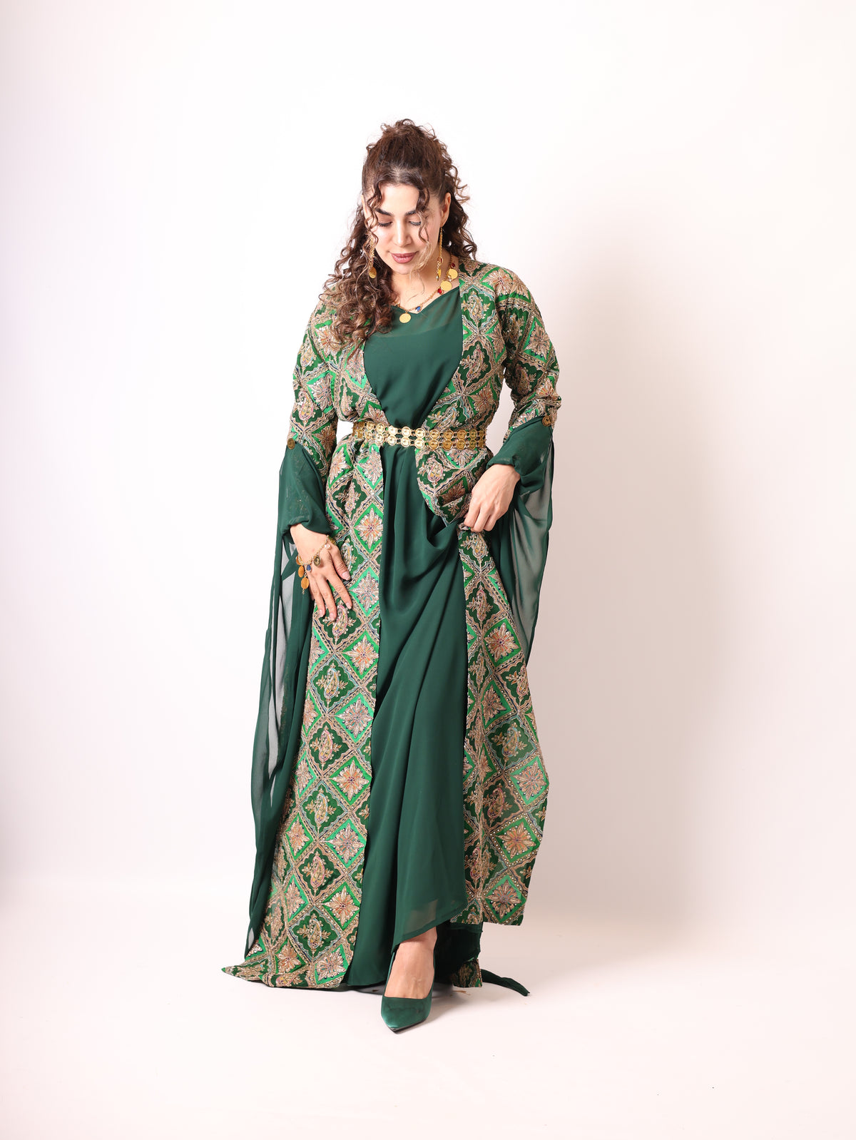 Monire Dark green 3 items