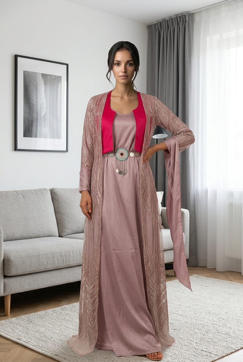 Bnawsh in 6 pieces Traditional Kurdish Clothing