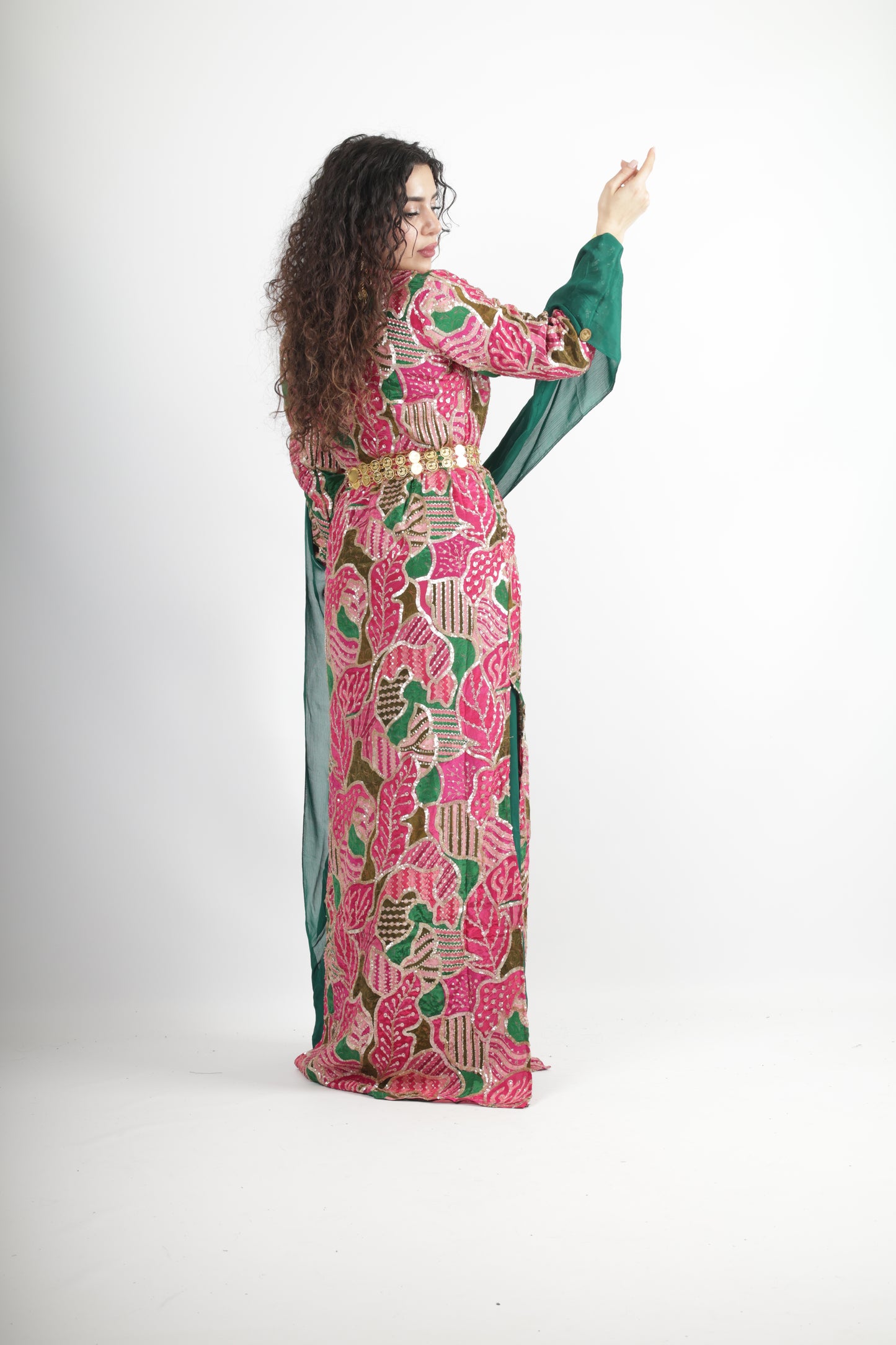 Peraw Kurdish Dress Green