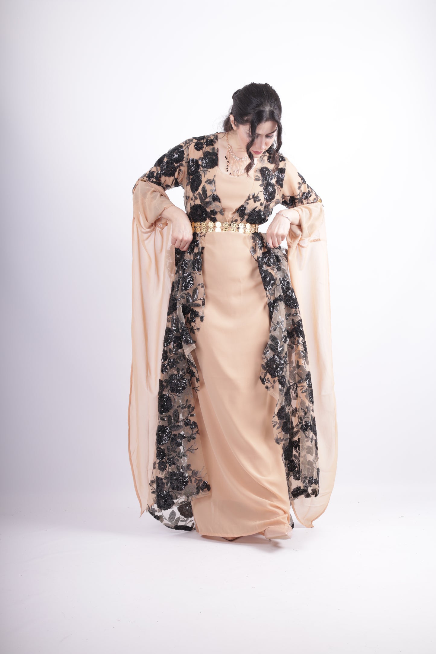 Dildar Black Badini Kurdish Dress