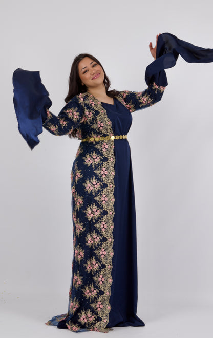 Golzar Navy BlueKewsan textile and more Kurdish women, Kurdish clothes, Kurdische kleider