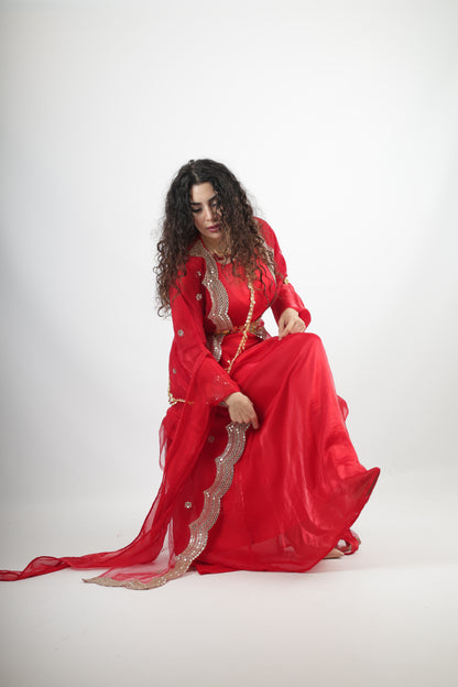 Awêne Kurdish Dress Sor Gash