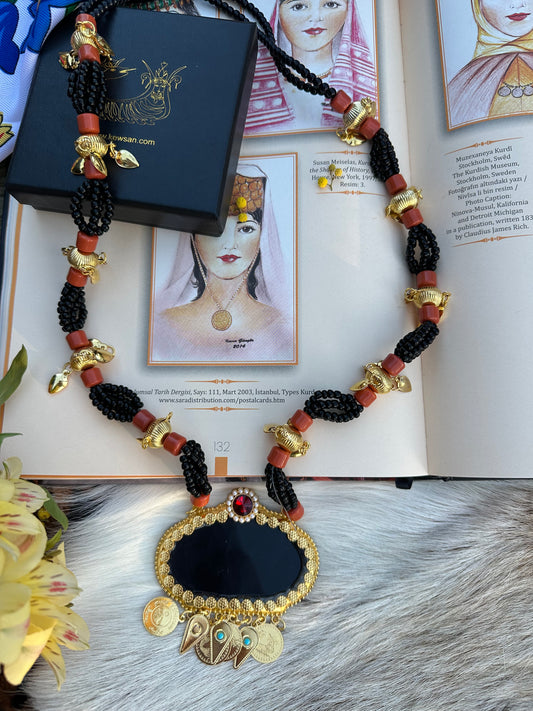 Kurdish Classic Necklace with Kurdistan shamaran coins