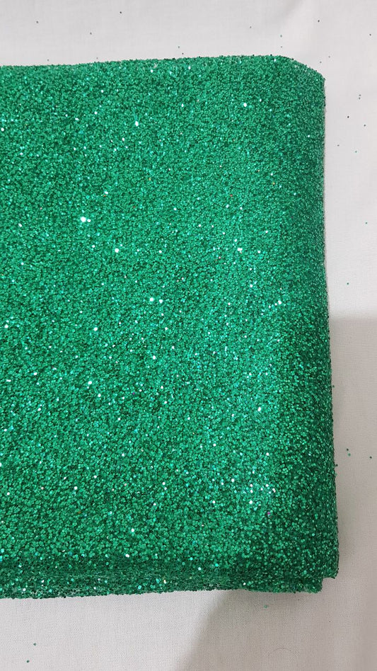 Textile - Green Metallic Glitter(meter)