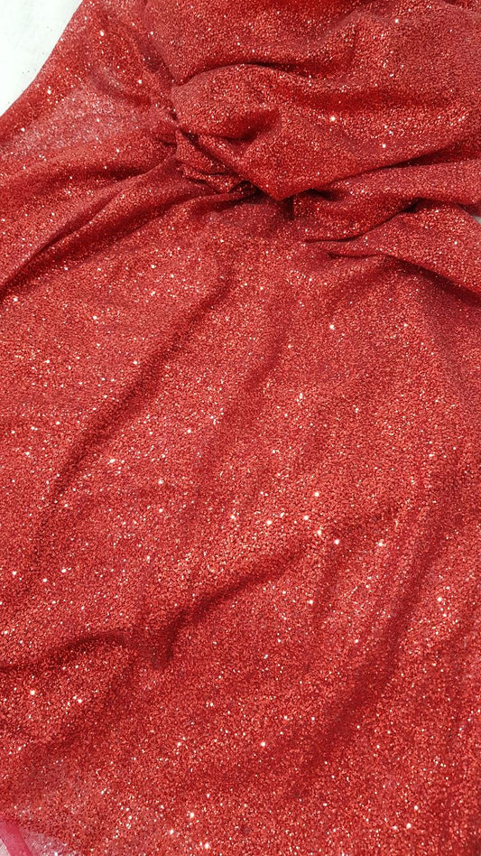 Women_Dress - Red Shinny Metallic