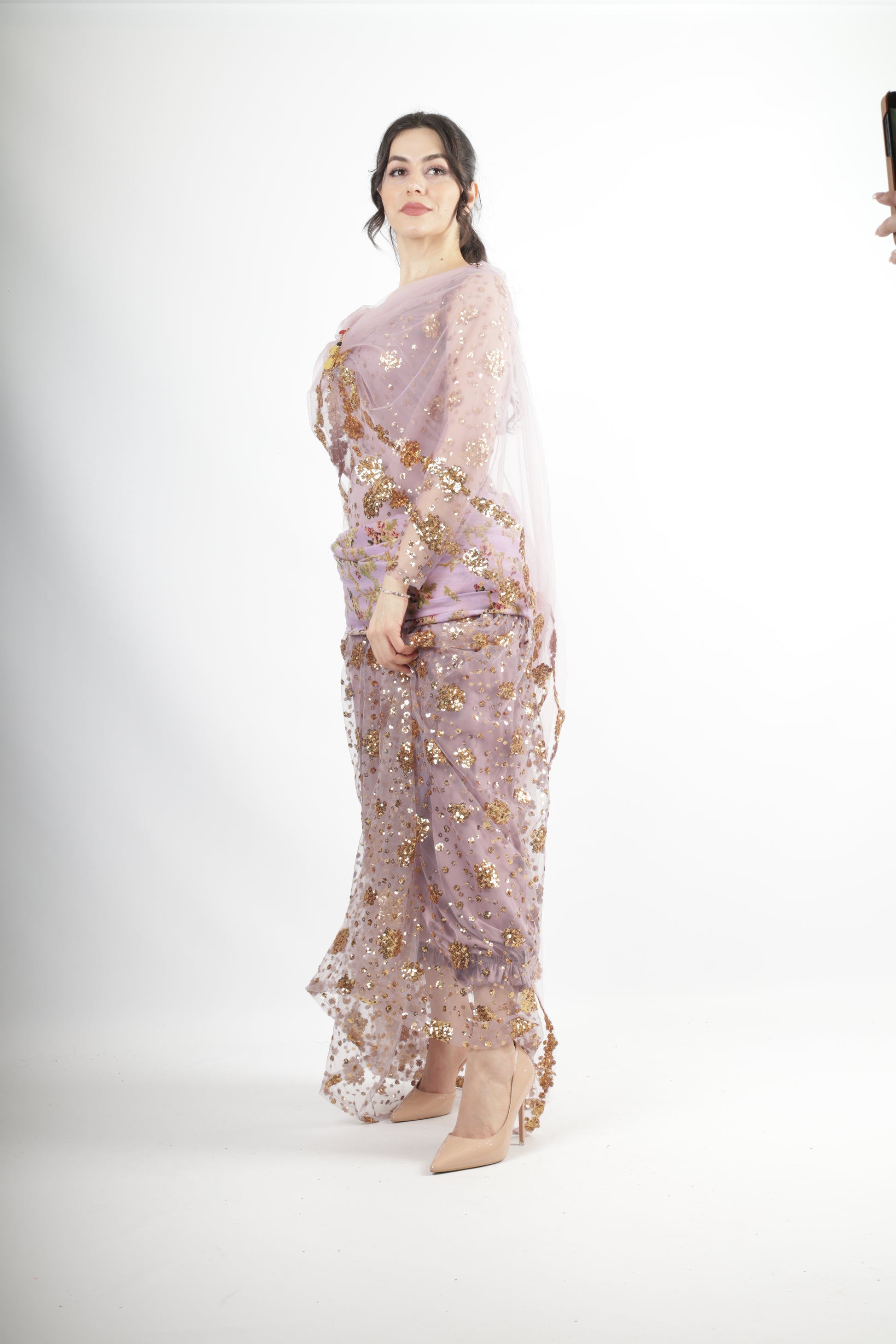 Rojhalat Kurdish dress Mukryani Saqezi style with sequin embroidery