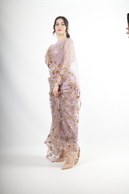 Rojhalat Kurdish dress Mukryani Saqezi style with sequin embroidery