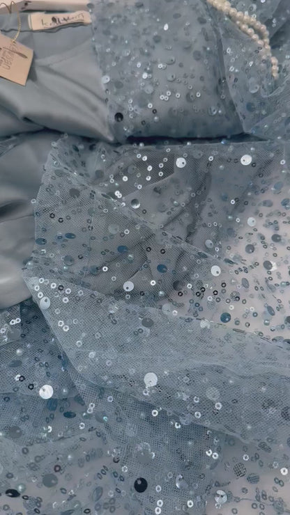 Kurdish Blue Princes With Pearls 1-11 years