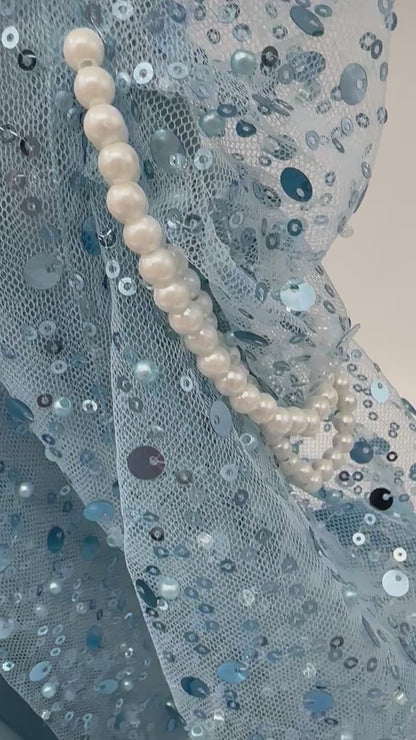 Kurdish Blue Princes With Pearls 1-11 years