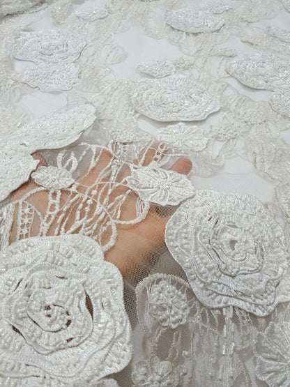 Top Quality Heavy Beaded Lace(meter)