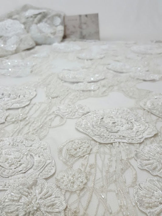 Top Quality Heavy Beaded Lace(meter)